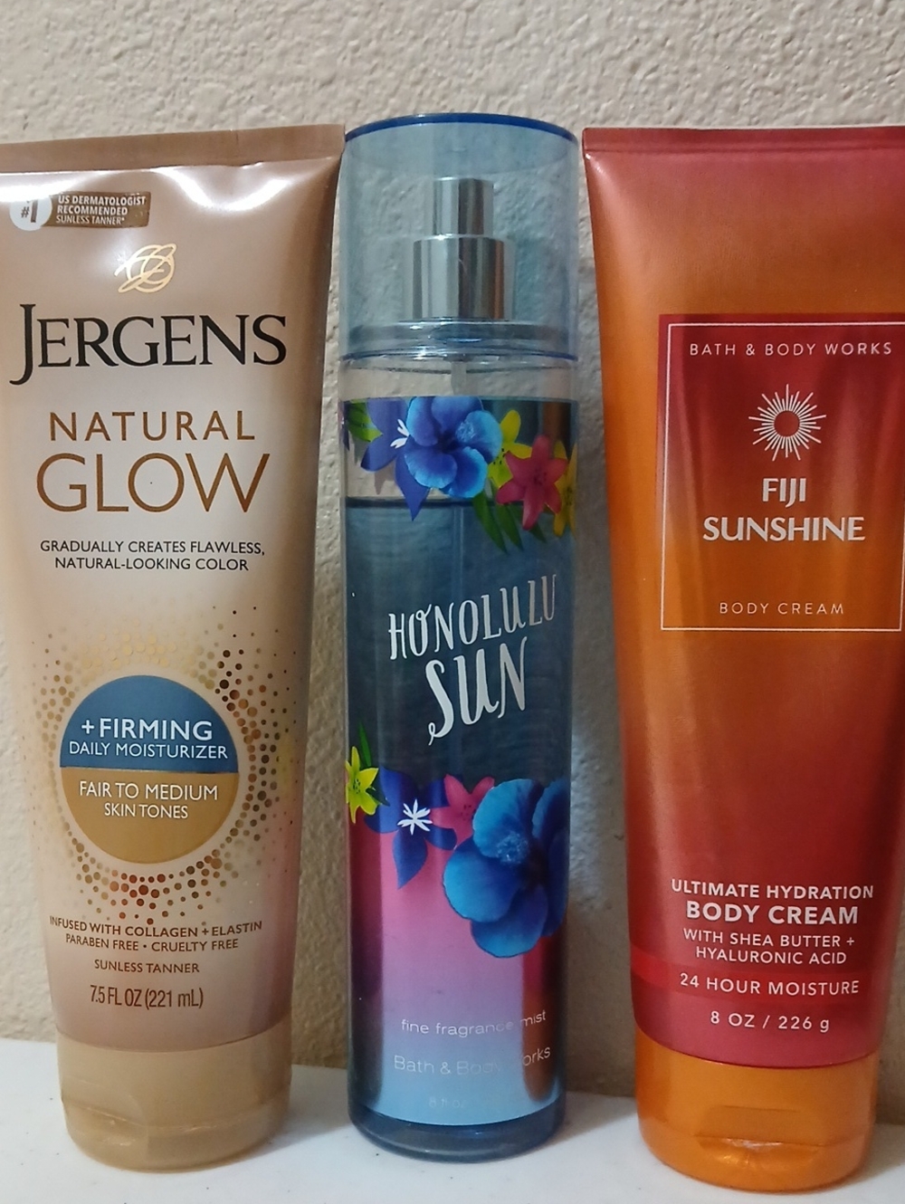 Jergens Natural Glow Honolulu Sun Fiji Sunshine